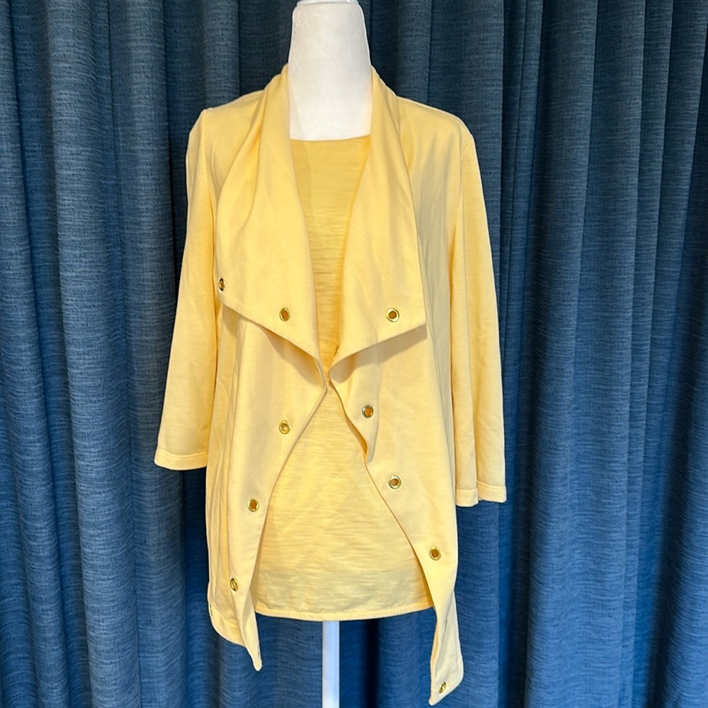 Chico’s T-Shirt and Cardigan